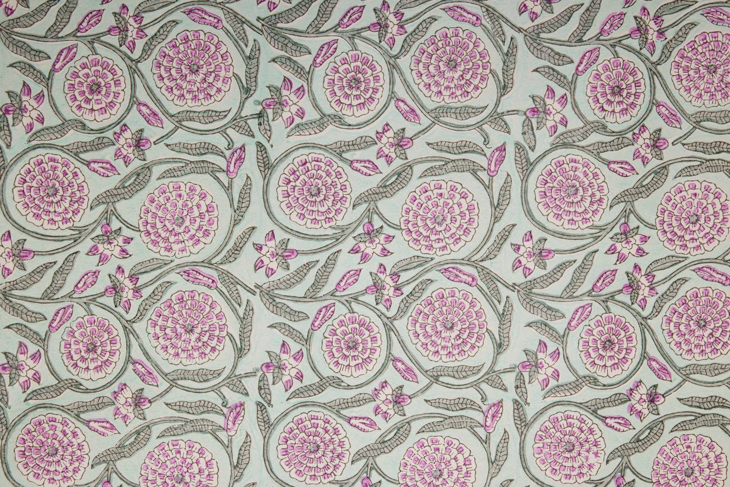 Block Printed Paper - Rajmala Teal