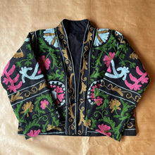 Load image into Gallery viewer, Tapestry Jacket Black &amp; Green Series 3:8

