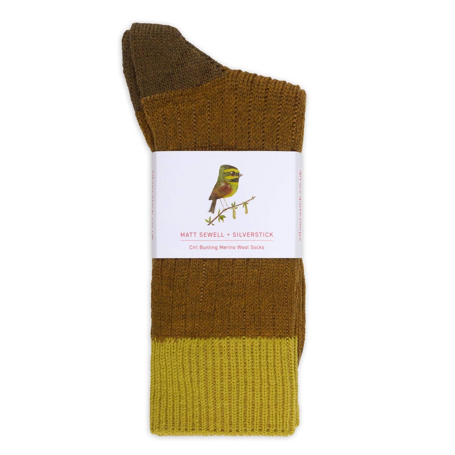 Cirl Bunting Merino Socks