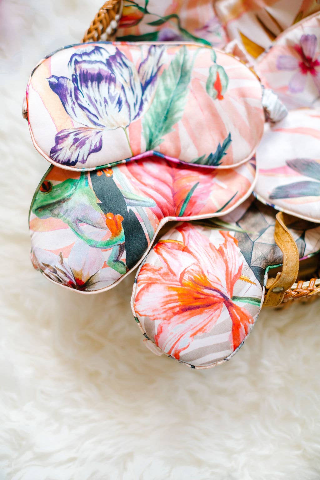Luxury Silk Eye Mask - Tulip