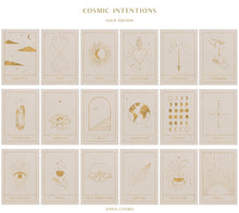 Load image into Gallery viewer, Cosmic Intentions - Card Set - 18 Cards - Gold Edition
