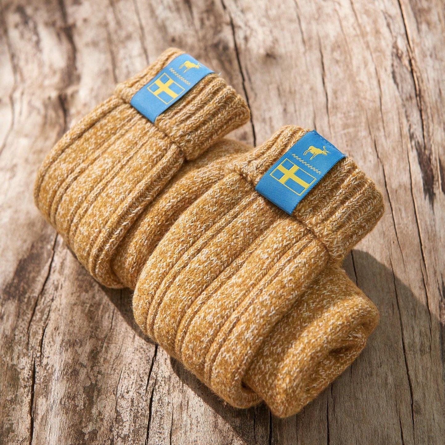 Swedish Lagom Socks - Ochre