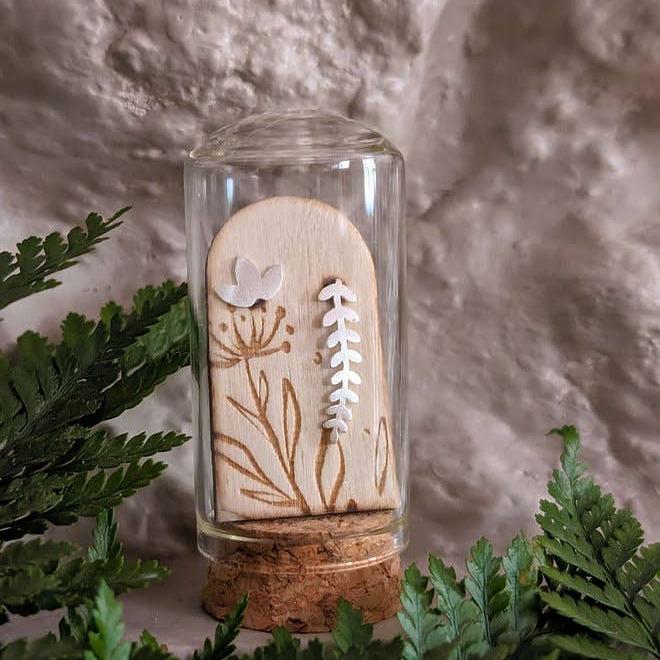 Asymmetric Sterling Silver Studs