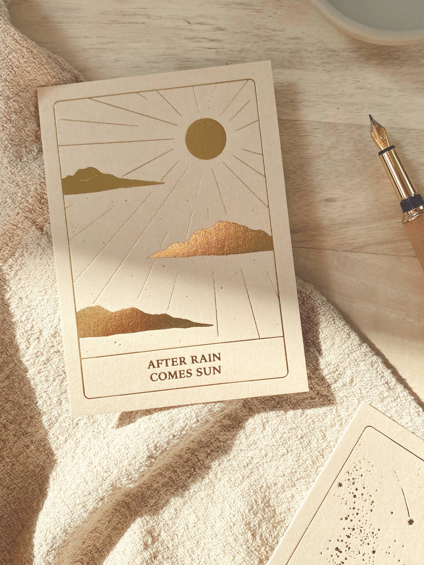 After Rain Comes Sun Postcard