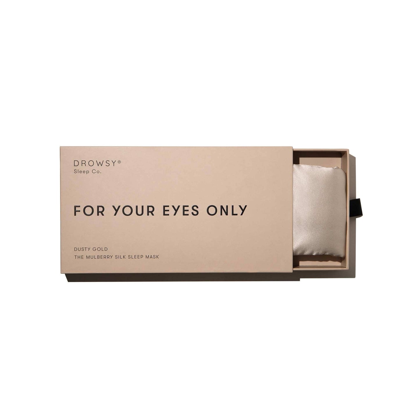 Dusty Gold Black Out Sleep Mask