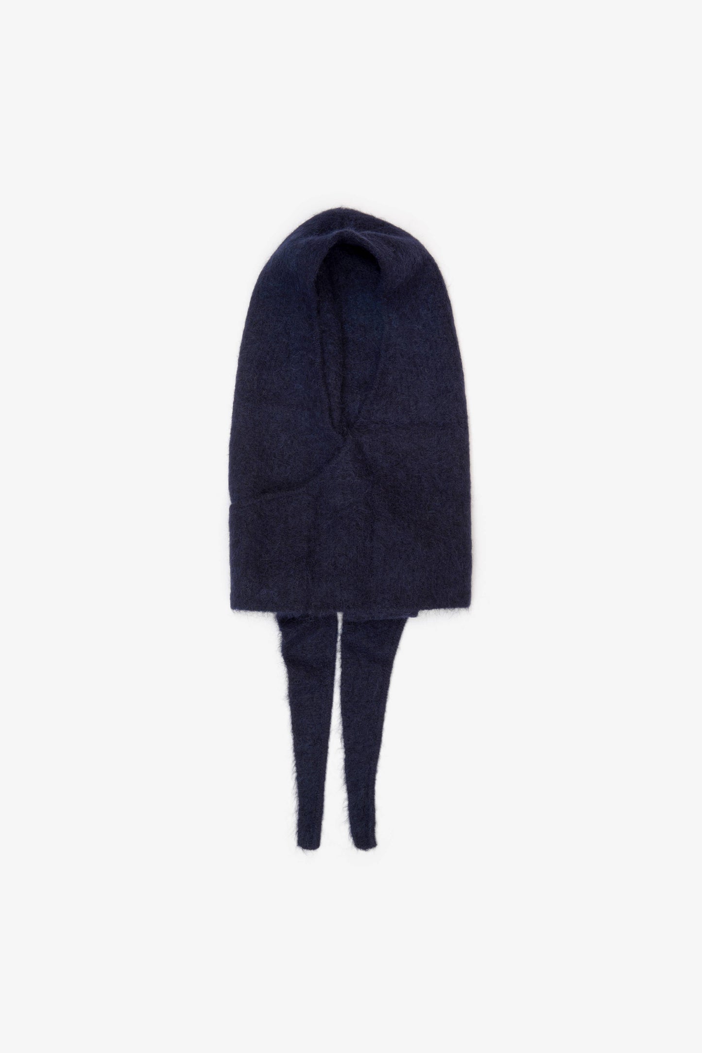 The Alpaca Hooded Scarf - Deep Sea Navy
