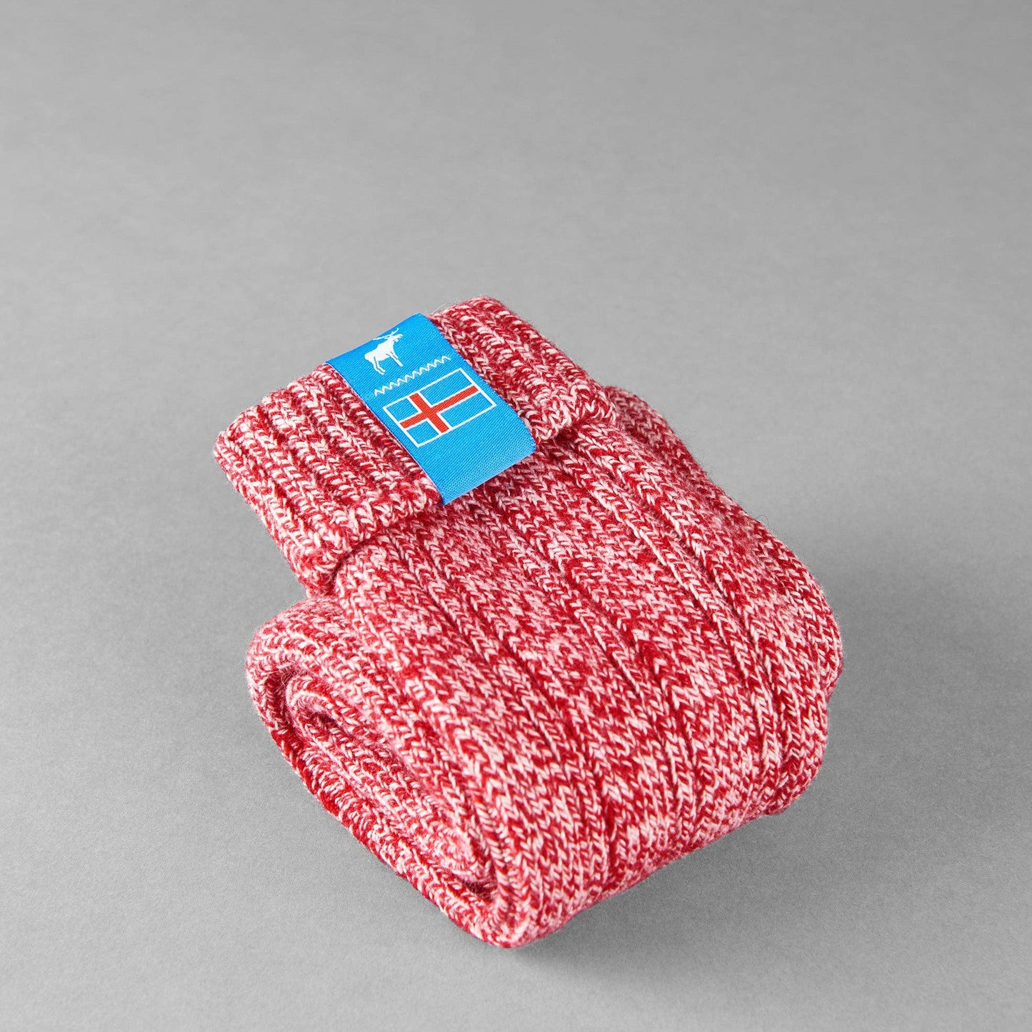 Icelandic Saga Socks - Nordic Red