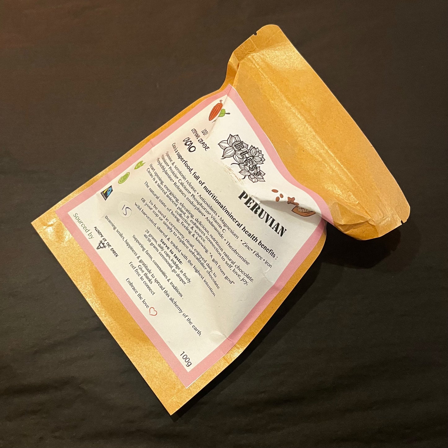 Bless Ceremonial Grade Cacao 450g