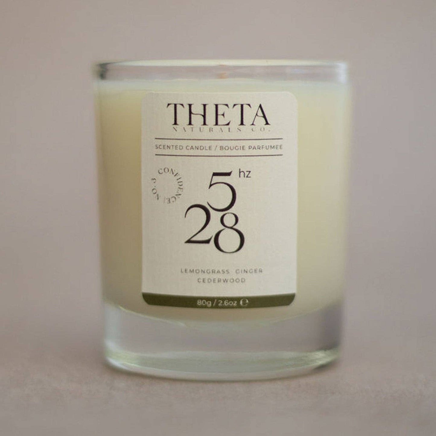 528Hz Confidence Candle - Solar Plexus Chakra: 70g / 2.6oz