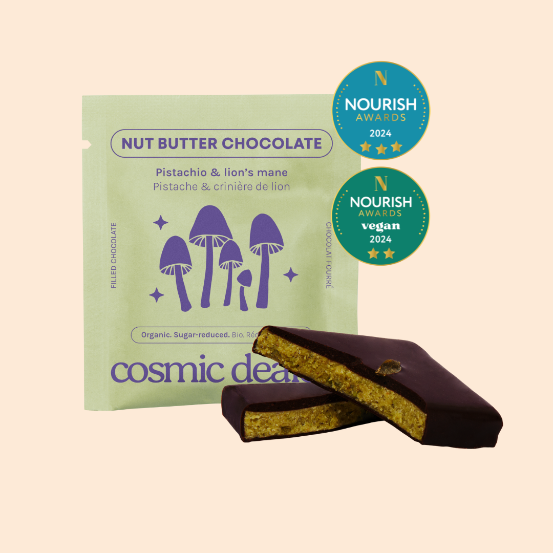 Pistachio & Lion's Mane Nut Butter Chocolate