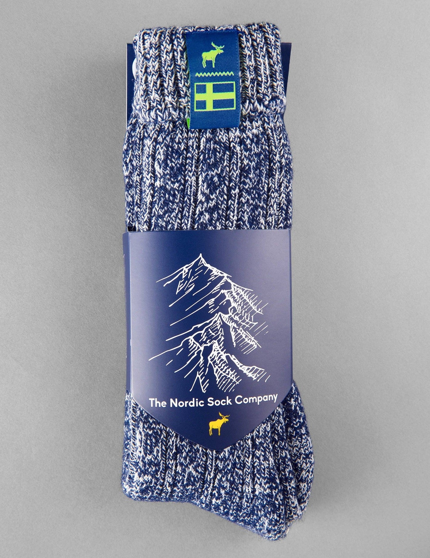 Classic Nordic Socks - Midnight Blue
