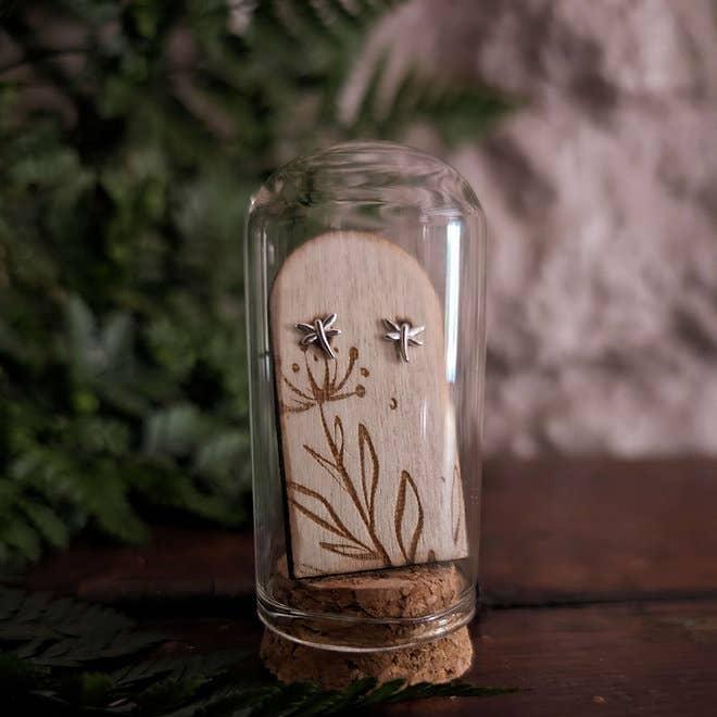 Dragonfly Silver Sterling Silver Studs