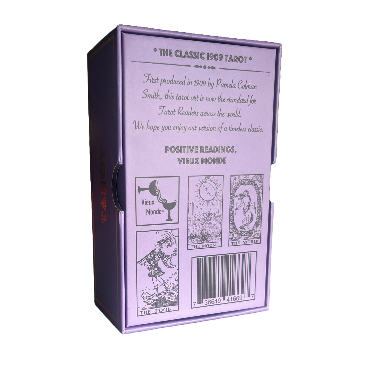 Lavender Gold Foil Tarot & Guide