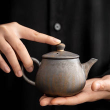 Load image into Gallery viewer, Ceramic Metallic Glaze Teapot
