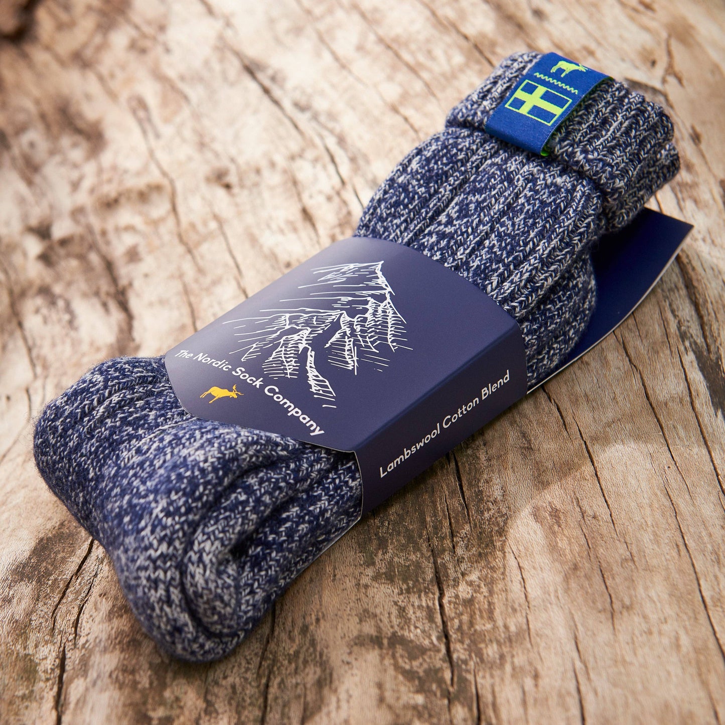 Classic Nordic Socks - Midnight Blue