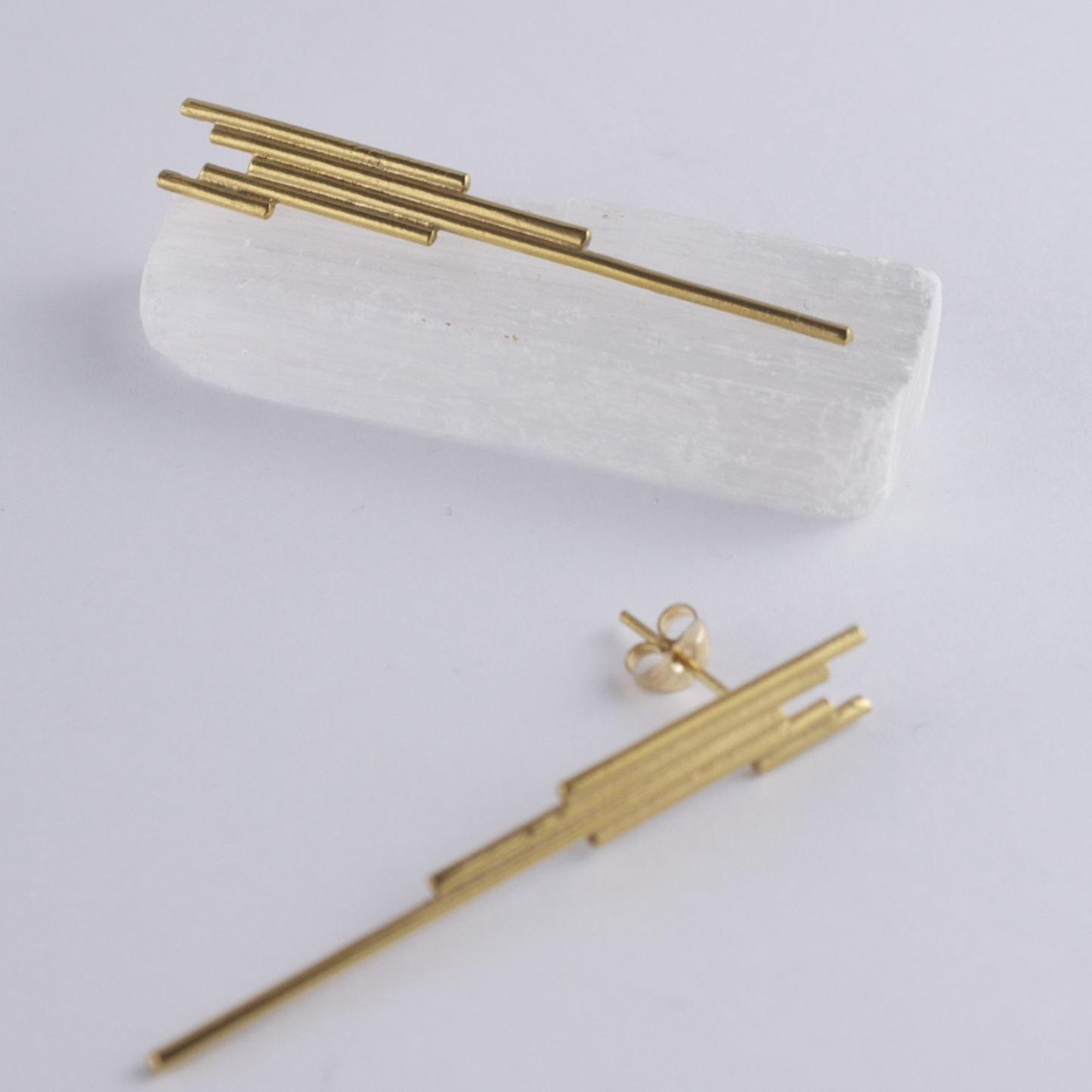 Gold Vermeil Stalactite Earrings