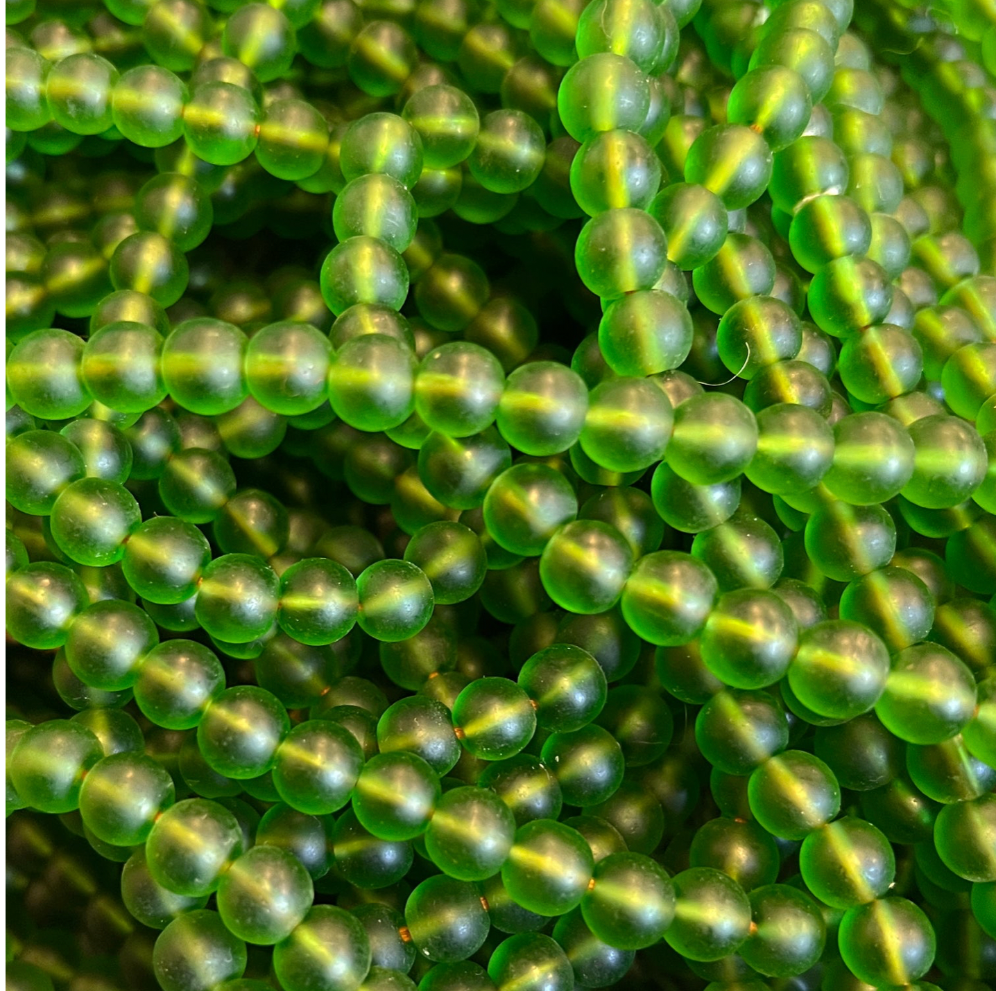 Eco Recycled Glass Bead Necklace