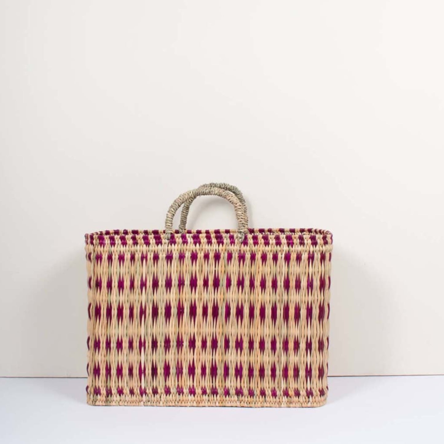 Woven Reed Basket Violet