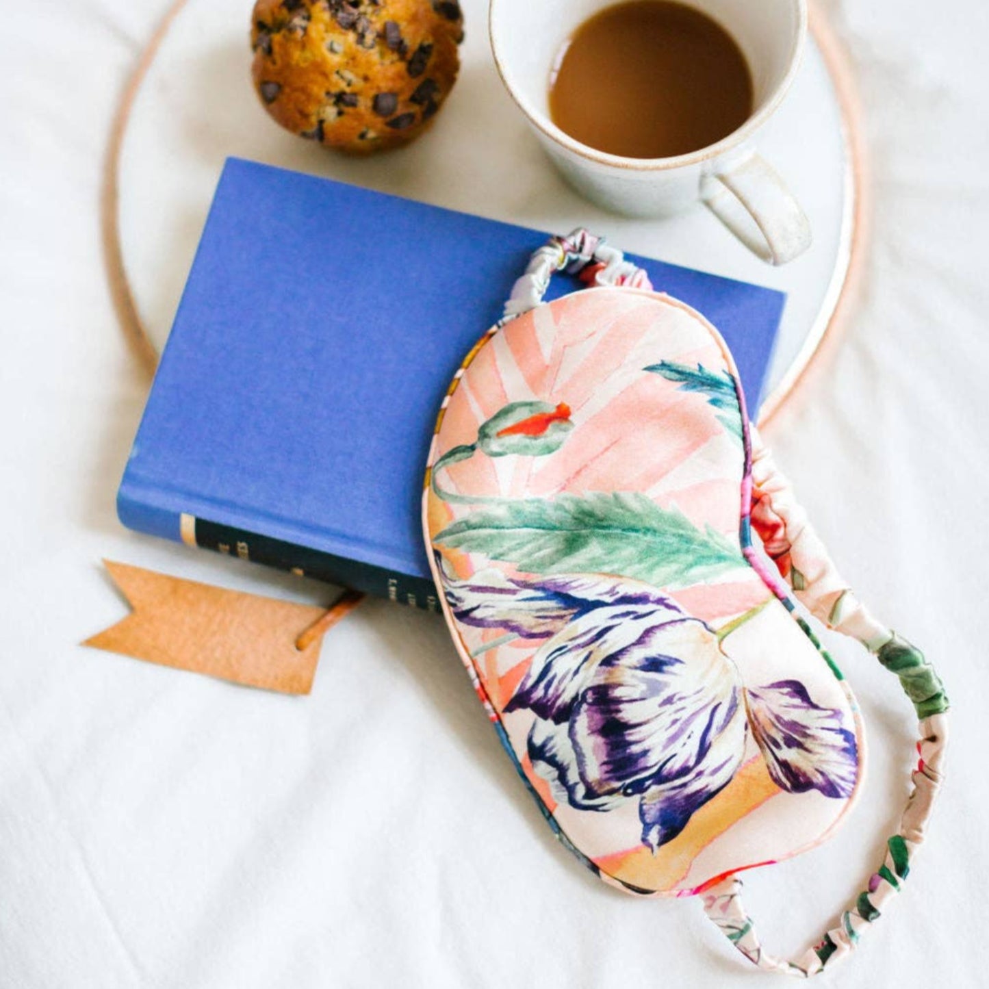 Luxury Silk Eye Mask - Tulip