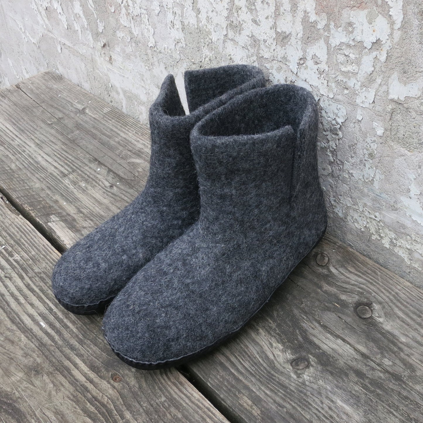 Bidi Slipper Boots I Dark Grey