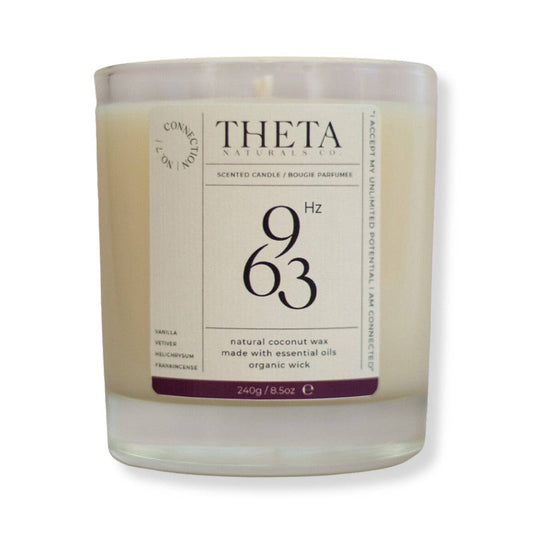 963Hz Connection Candle - Crown Chakra: 240g / 8.5oz