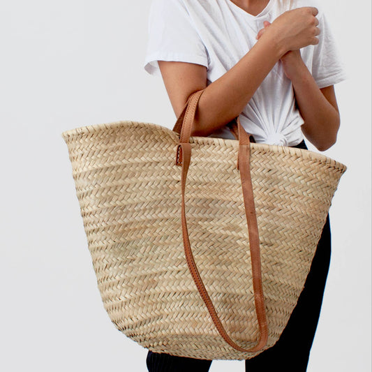 Parisienne Shopper Basket I Natural