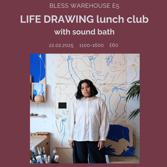 Life Drawing Lunch Club with Sound Bath