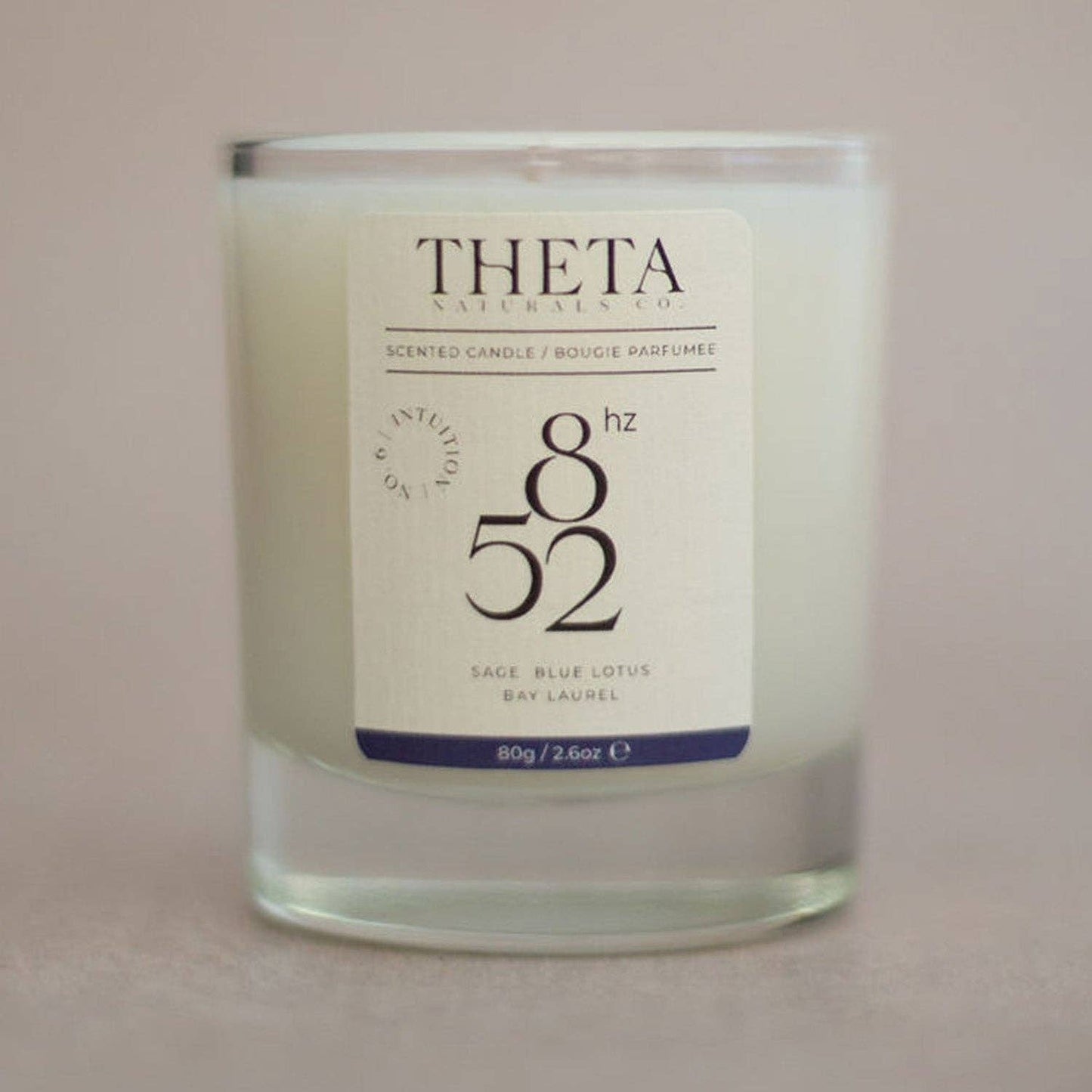 852Hz Intuition Candle - Third-Eye Chakra: 70g / 2.6oz