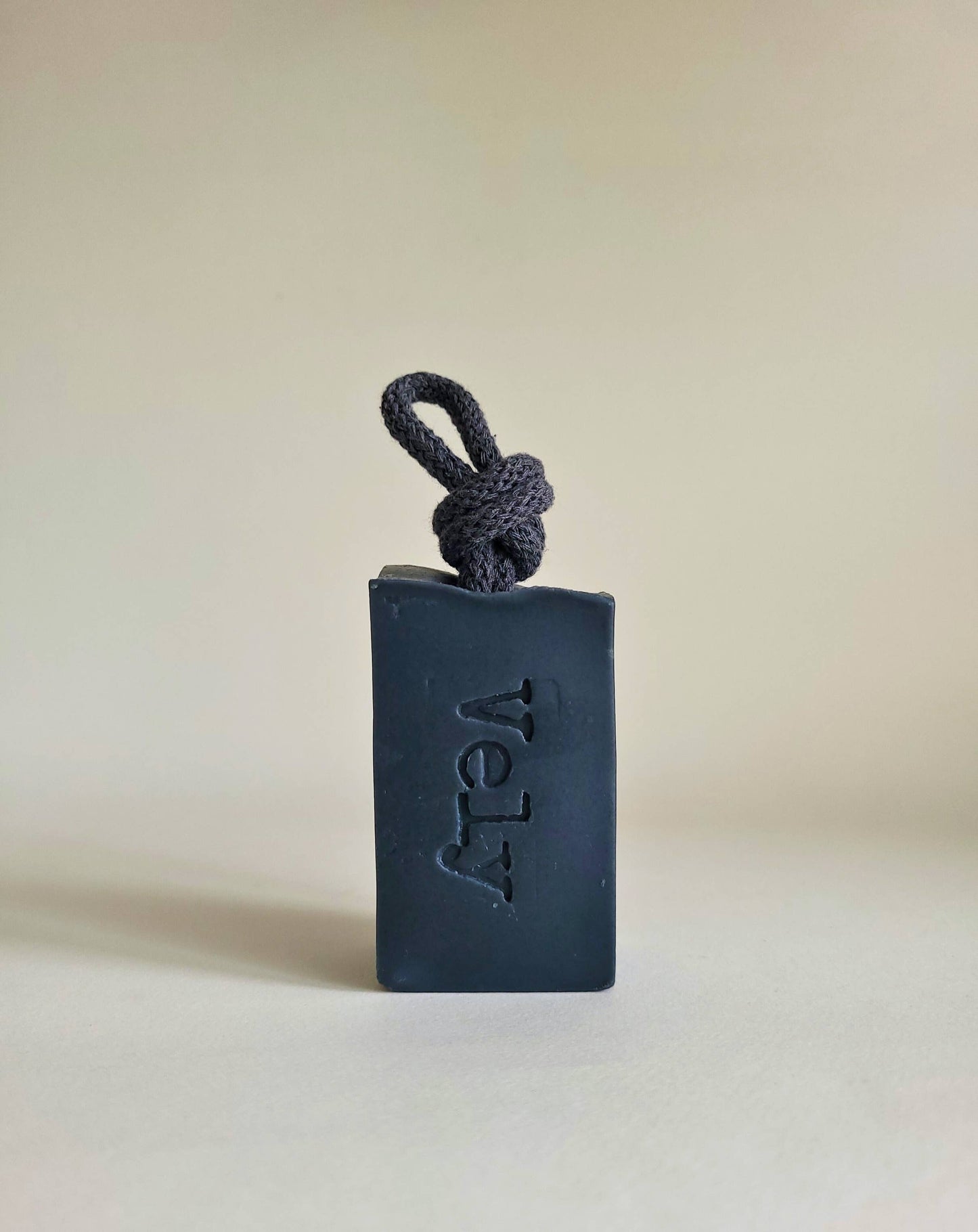 Natural Handmade Soap On A Rope “Black Rose"