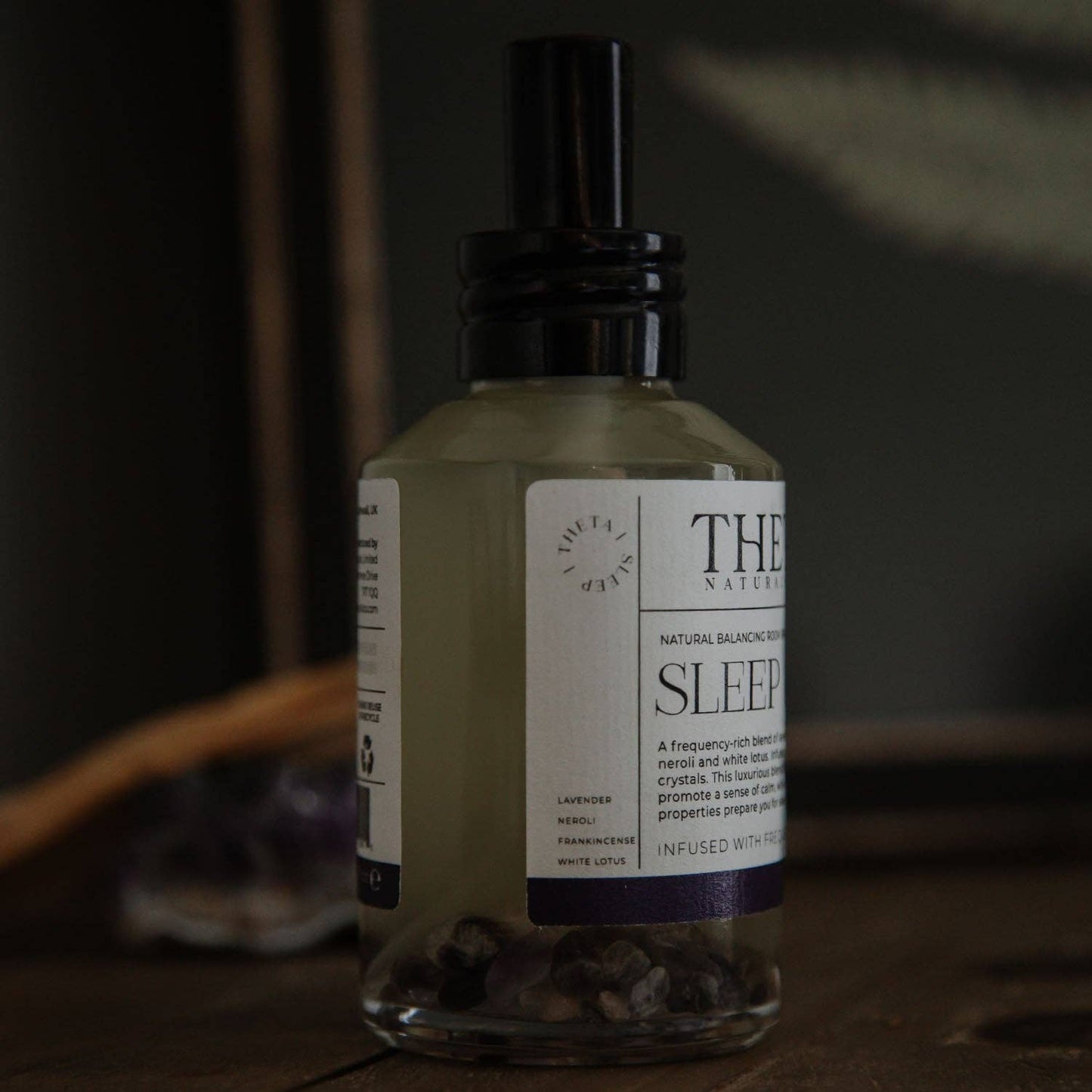Theta Sleep Room Spray - Infused with Amethyst Crystals