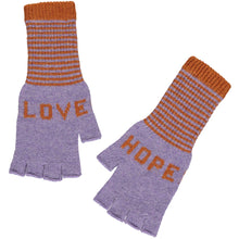 Load image into Gallery viewer, Love Hope Gloves I Lilac Ginger

