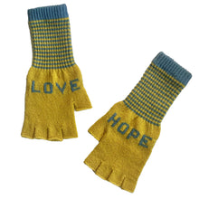 Load image into Gallery viewer, Love Hope Gloves I Yellow Petrol

