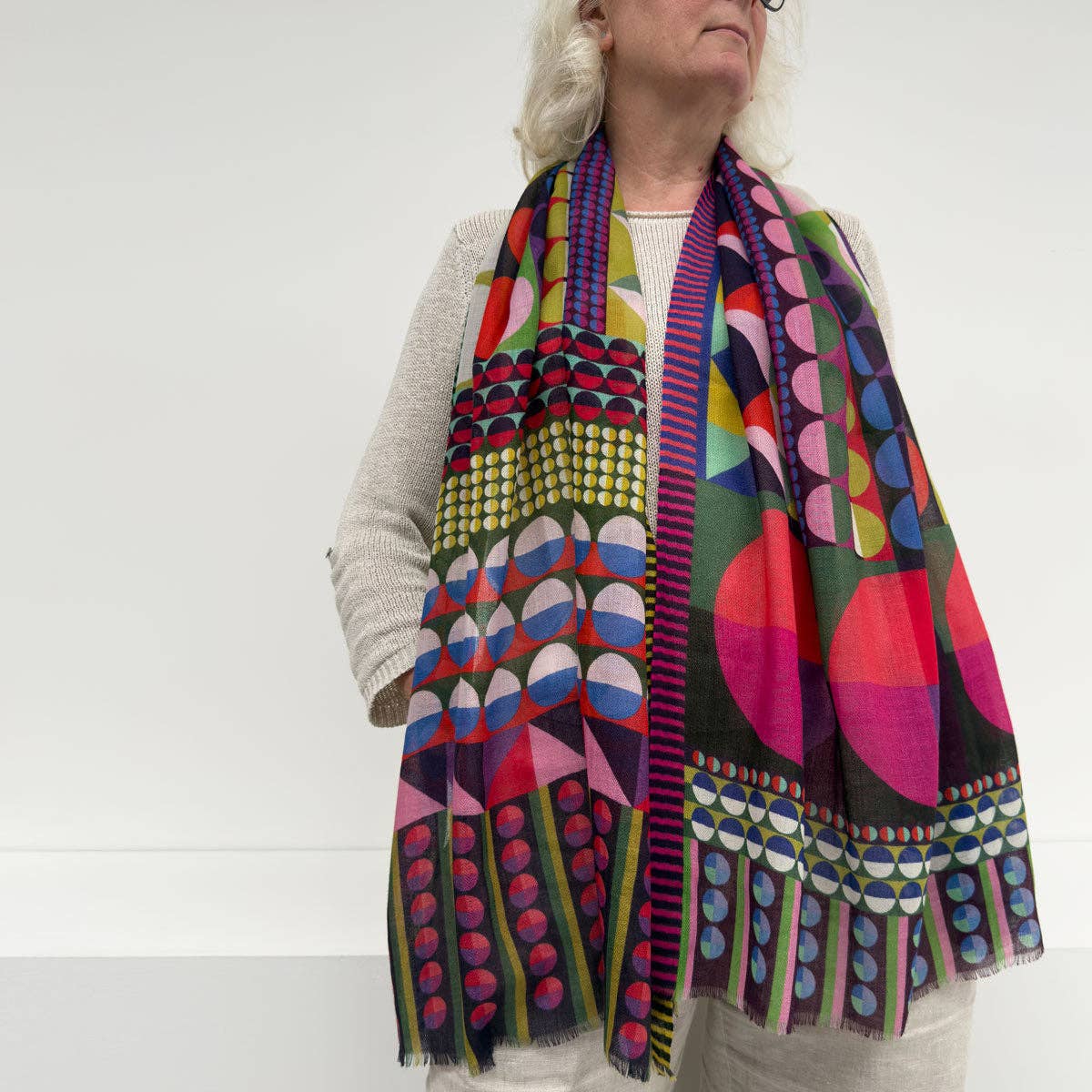 Score | Lightweight Fine Wool Scarf
