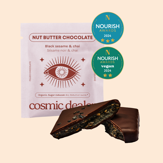 Black Sesame + Chai Nut Butter Chocolate