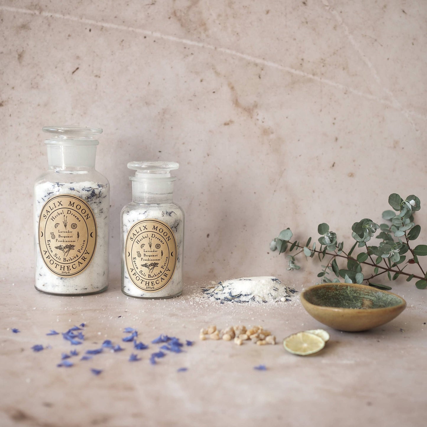 Lavender Epsom Bath Salts with Frankincense & Bergamot: 250g Jar