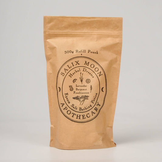 Lavender Epsom Bath Salts with Frankincense & Bergamot: 500g Refill'