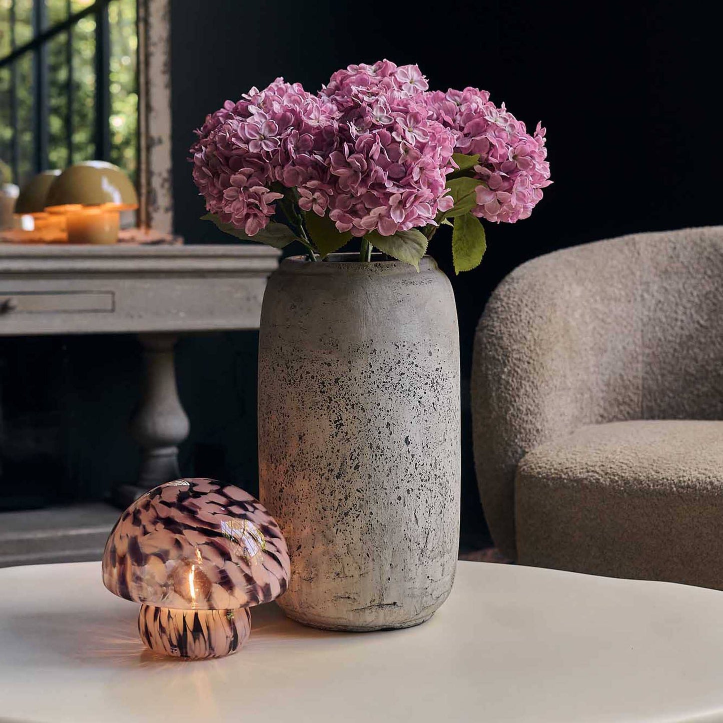 Paloma Portable Table Lamp Noir