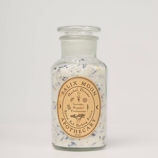 Lavender Epsom Bath Salts with Frankincense & Bergamot: 500g Jar