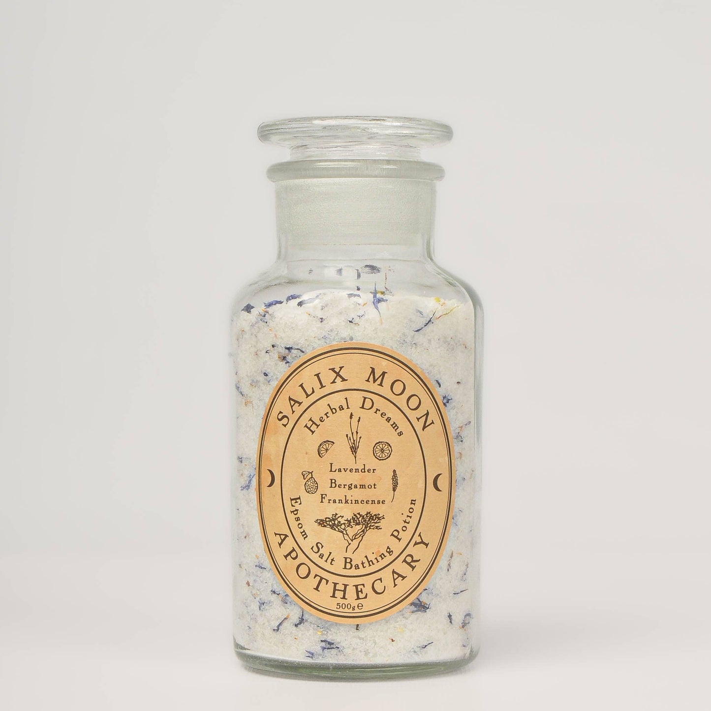 Lavender Epsom Bath Salts with Frankincense & Bergamot: 250g Jar
