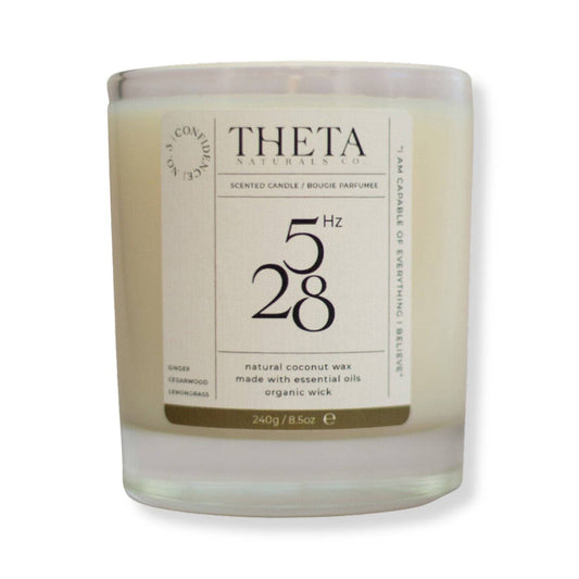 528Hz Confidence Candle - Solar Plexus Chakra: 70g / 2.6oz
