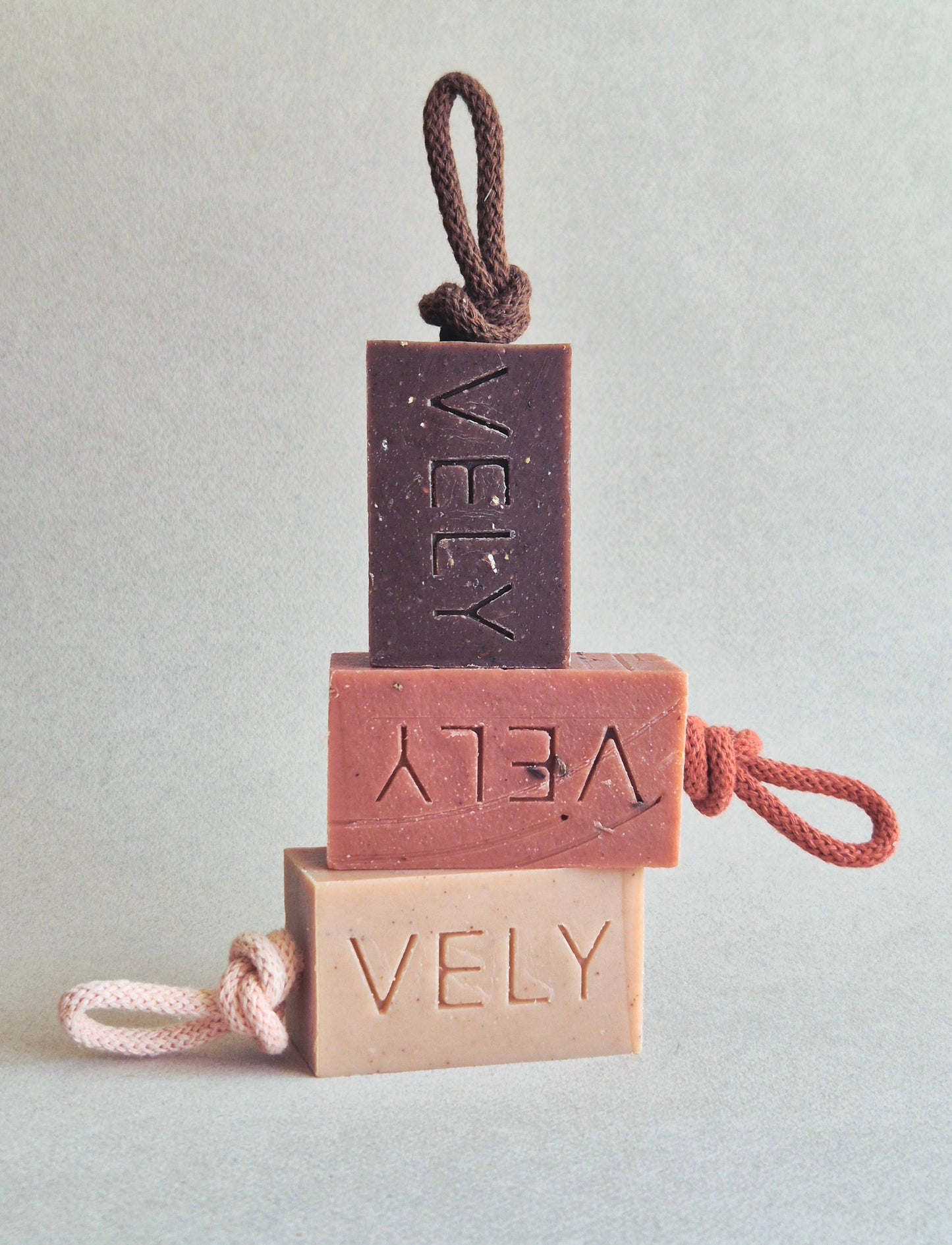 Natural Handmade Soap On A Rope "COCO"