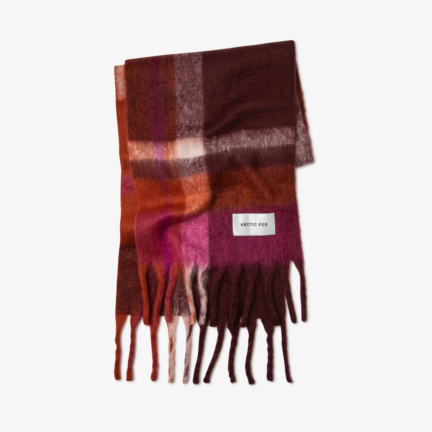 Recycled Scarf - Berry Hues