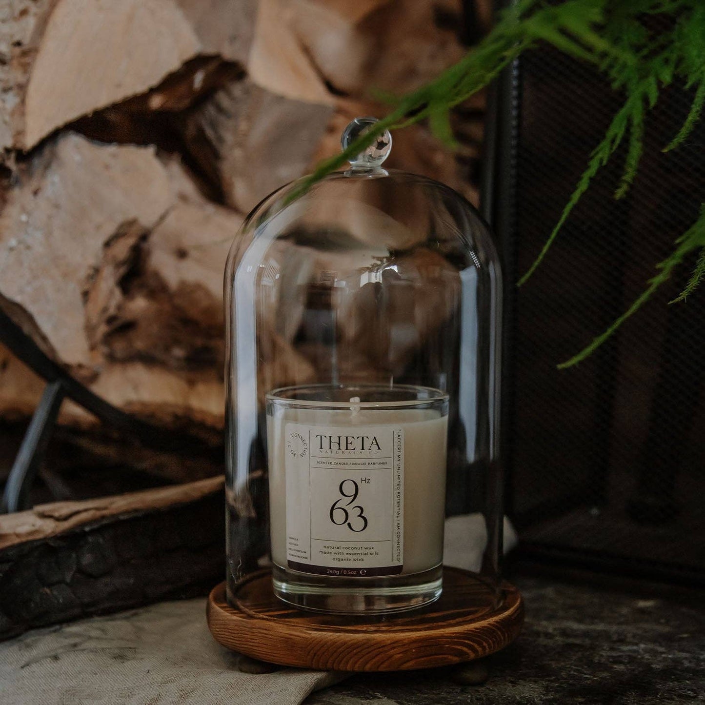 963Hz Connection Candle - Crown Chakra: 240g / 8.5oz