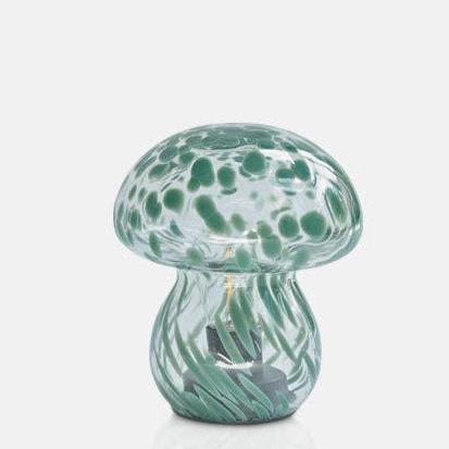 Mushroom Cordless LED Lamp - Forest Green