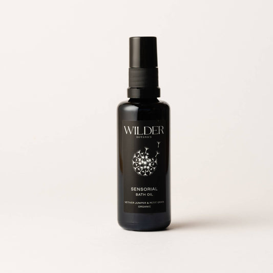 Sensorial Bath Oil Vetiver Juniper & Petit Grain: With Spray