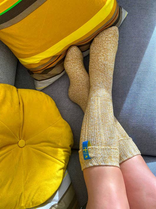 Swedish Lagom Socks - Ochre