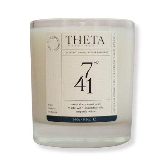 741Hz Expression Candle - Throat Chakra: 240g / 8.5oz