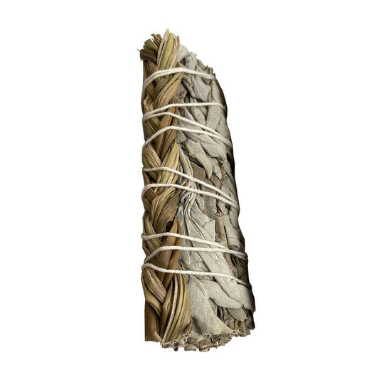 Braided Sweet Grass + White Sage
