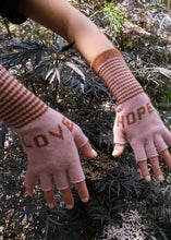 Load image into Gallery viewer, Love Hope Gloves I Pink Chestnut

