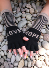 Load image into Gallery viewer, Love Hope Gloves I Black Taupe
